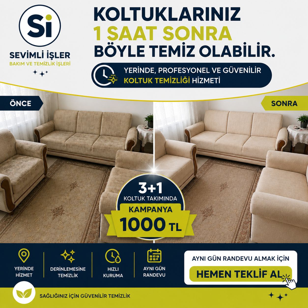 Koltuk takımı kampanyası